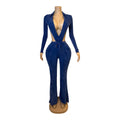 Snatched Denim Jumpsuit